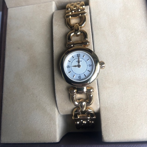 Gold Tone Coach Watch - Picture 2 of 5